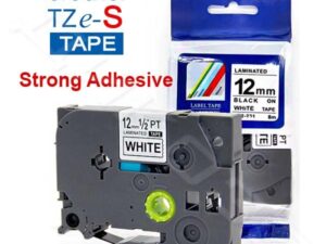 Лента Brother съвм. 12мм TZe-231 Black on White